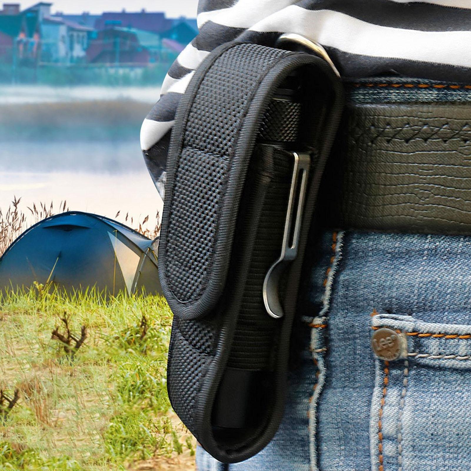 Hunting Outdoors - LED Flashlight Protective Case Outdoor Waist