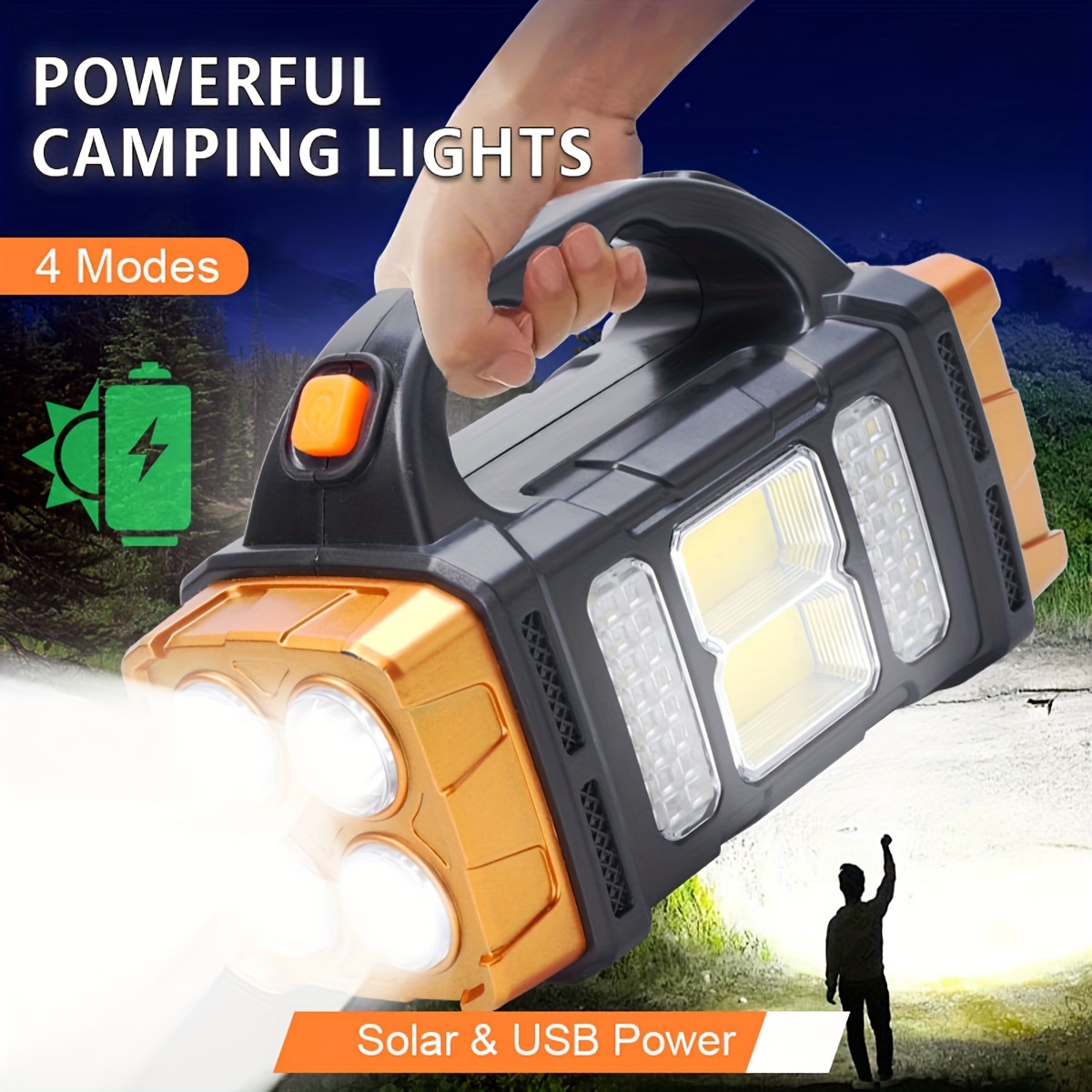 Hunting Outdoors - New Upgrade Rechargeable High Power Solar