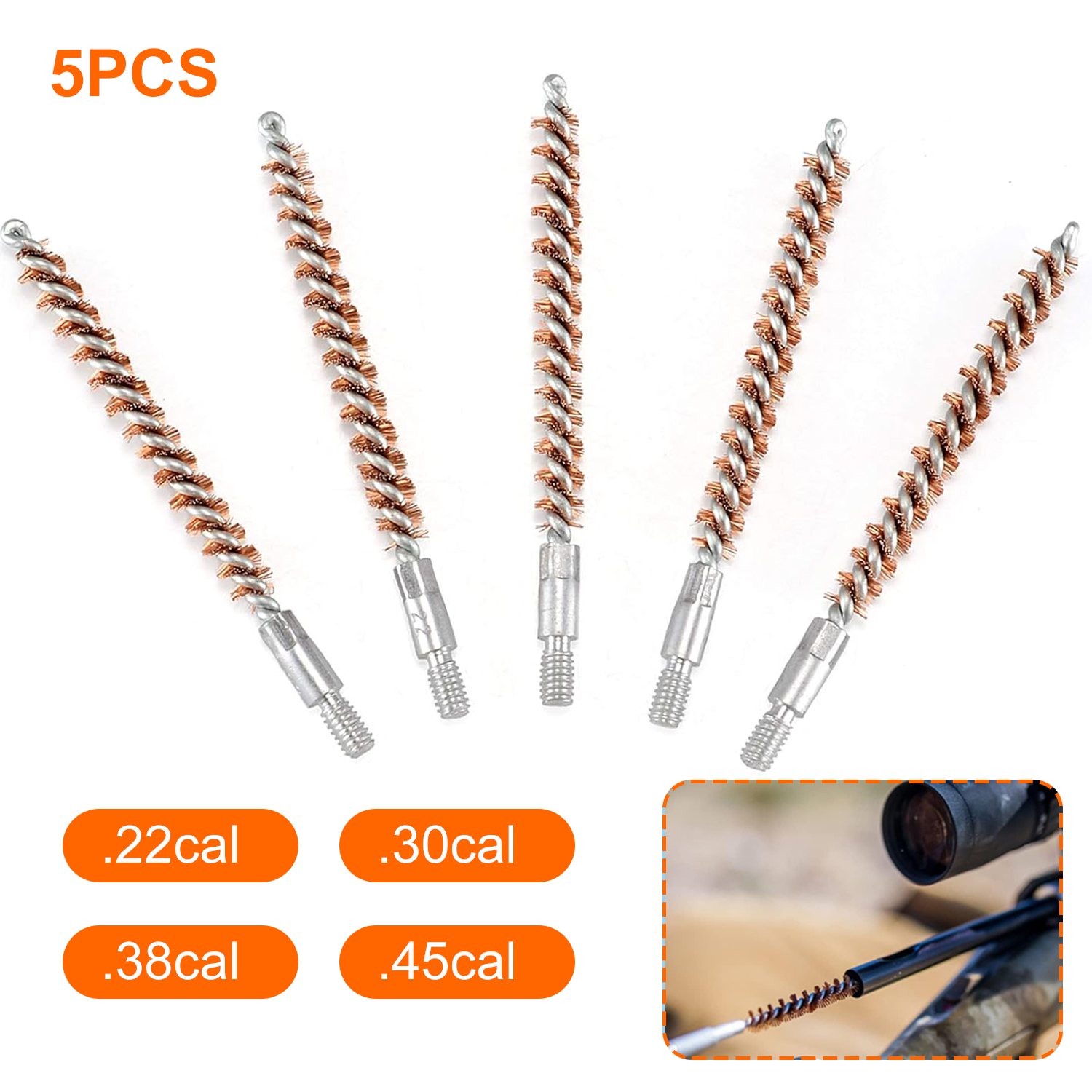 5Pcs/Set Gun Cleaning Brush Ki - Gun Cleaning Rod recensie en prijs