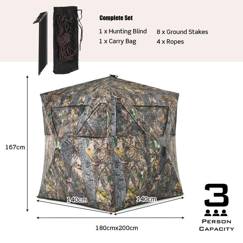 3 Person Portable Pop-Up Groun - Hunting & Outdoor Supplies Vanderbijlpark Photos recensie en prijs