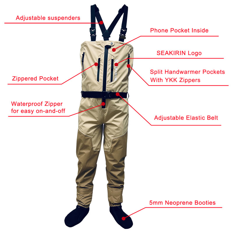Zip-front Breathable Stout Che - Fishing Waders Breathable recensie en prijs