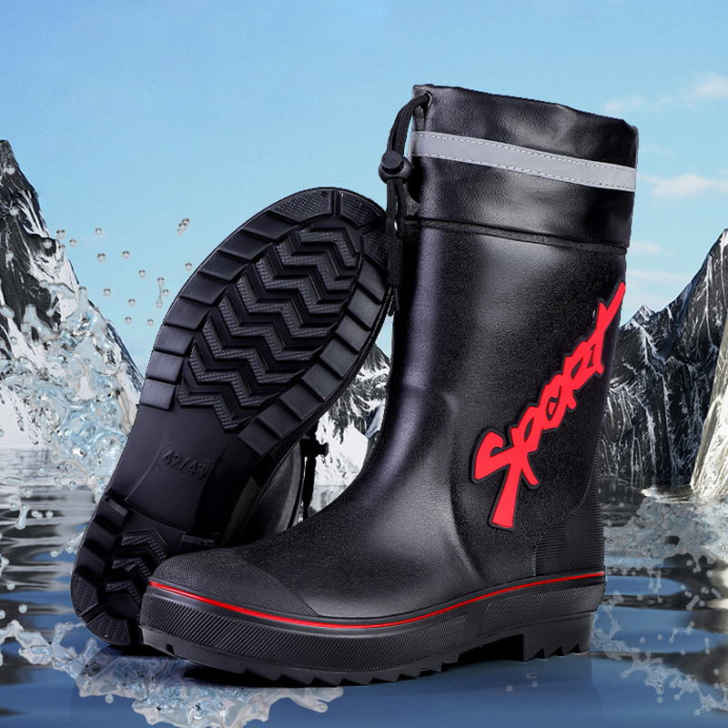 Mid-calf Rain Boots Men Slip-O - Fishing Waders Breathable recensie en prijs