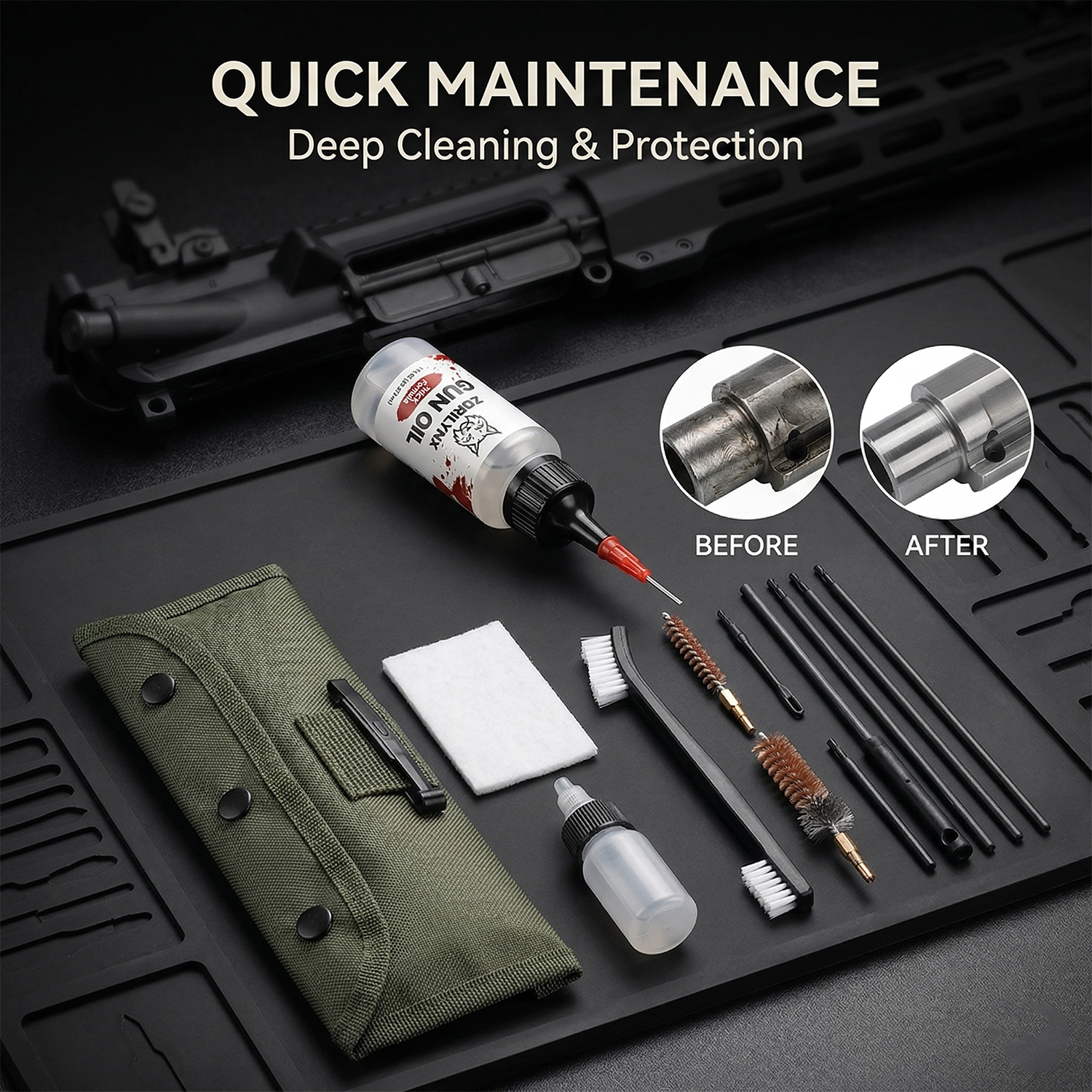Professional Gun Cleaning Kit  - Gun Cleaning Rod recensie en prijs