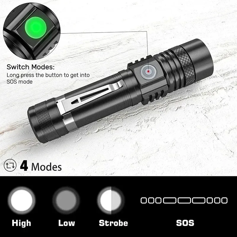 Rechargeable T6 Handheld Flash - Hunting Outdoors recensie en prijs
