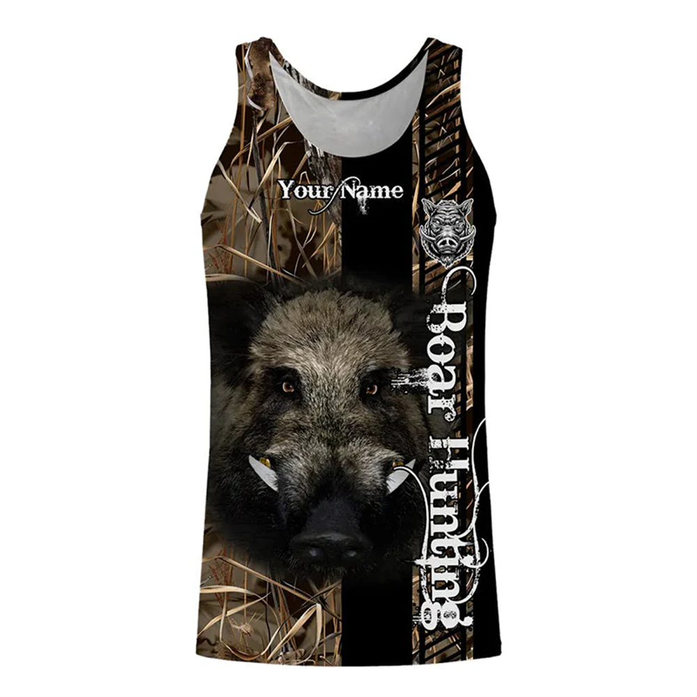 Custom Name Boar Hunter Tank T - Outdoor Hunting Dog Names recensie en prijs