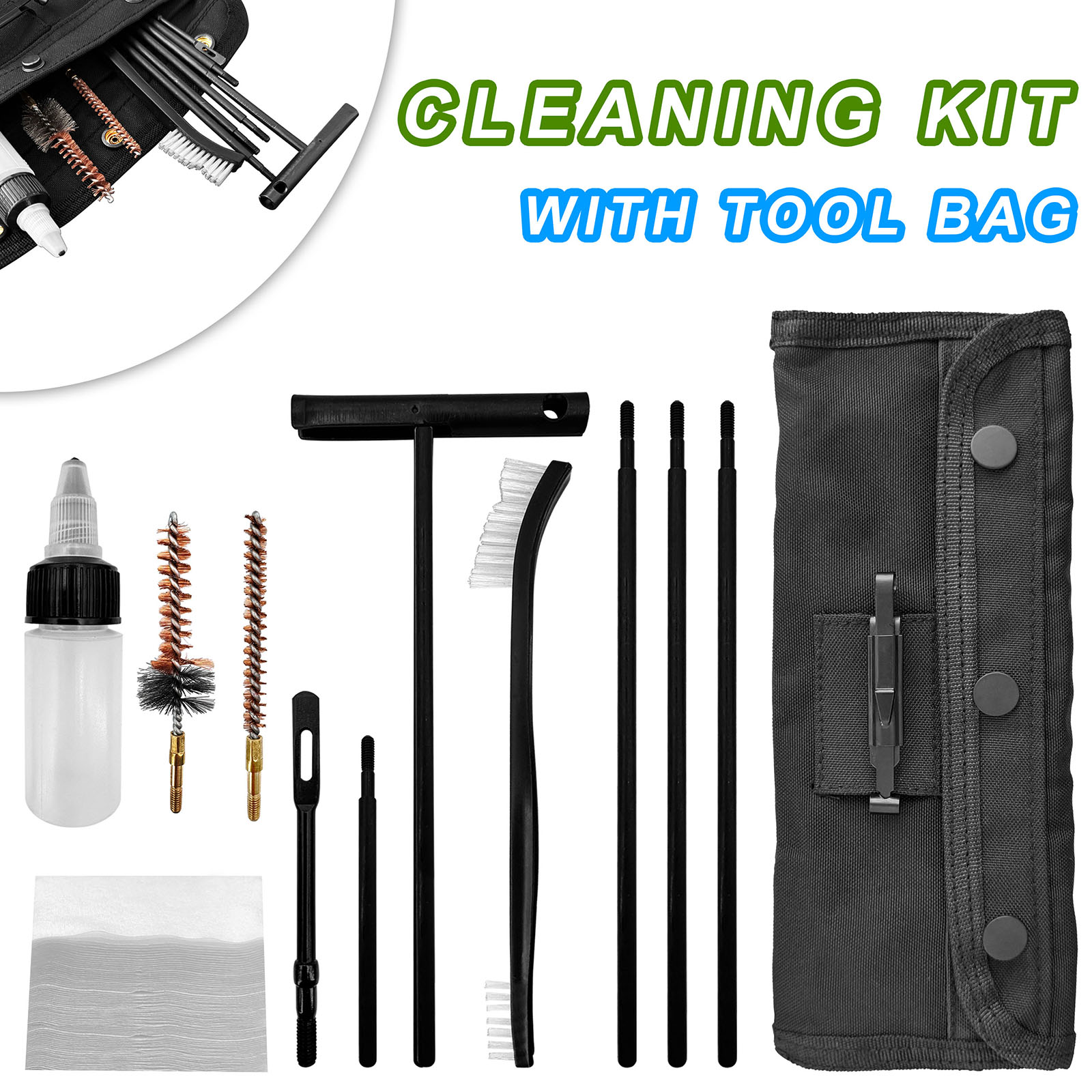 Gun Cleaning Kit with Nylon Br - Gun Cleaning Rod recensie en prijs