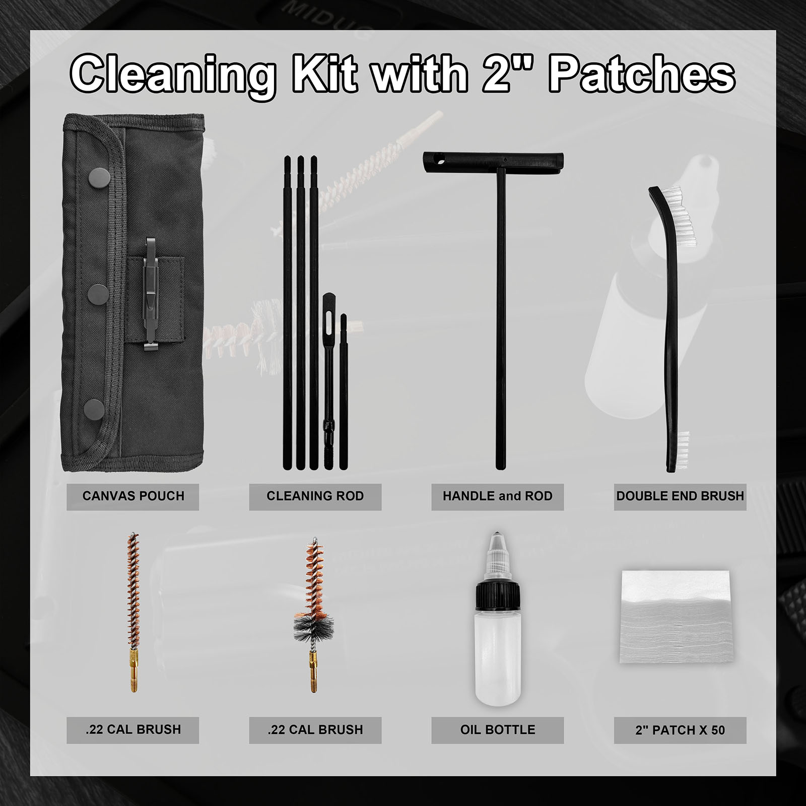 Gun Cleaning Kit with Nylon Br - Gun Cleaning Rod recensie en prijs