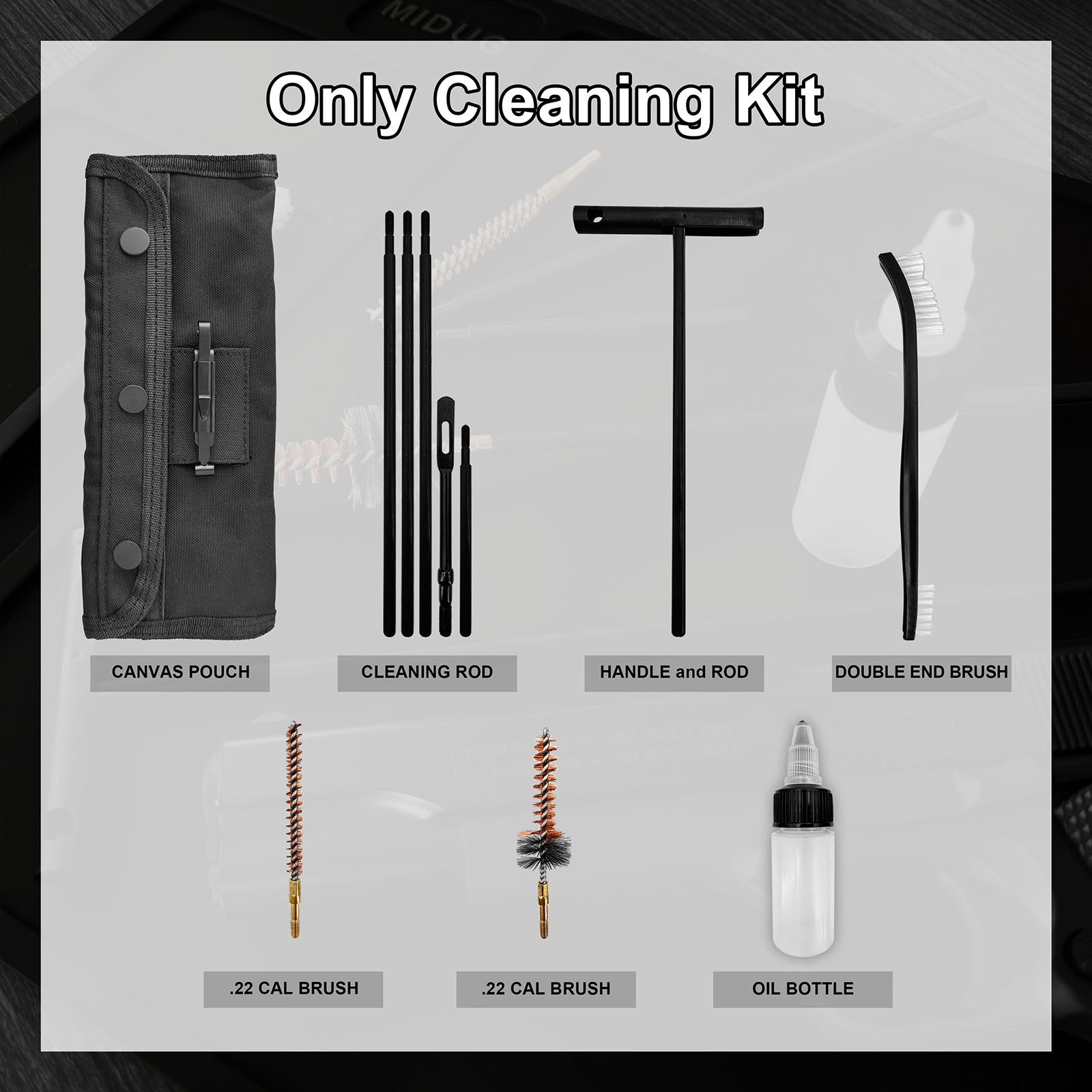 Gun Cleaning Kit with Nylon Br - Gun Cleaning Rod recensie en prijs