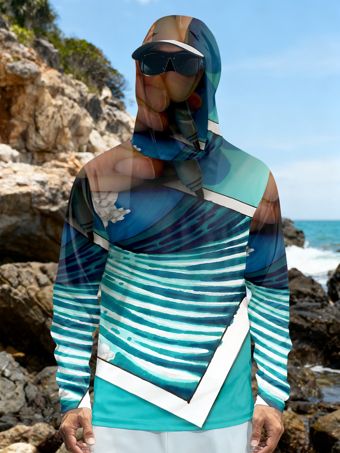Fishing hooded sweatshirt men' - Hunting Outdoors recensie en prijs