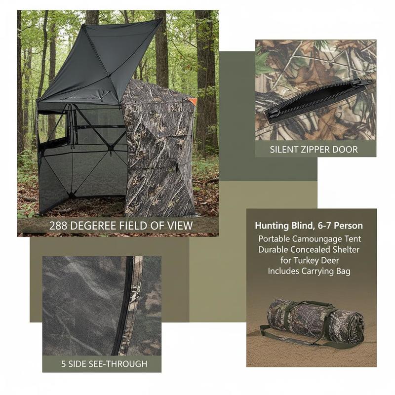 Hunting Blind 6-7 Person For T - Hunting & Outdoor Supplies Vanderbijlpark Photos recensie en prijs