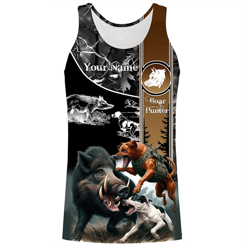 Custom Name Boar Hunter Tank T - Outdoor Hunting Dog Names recensie en prijs