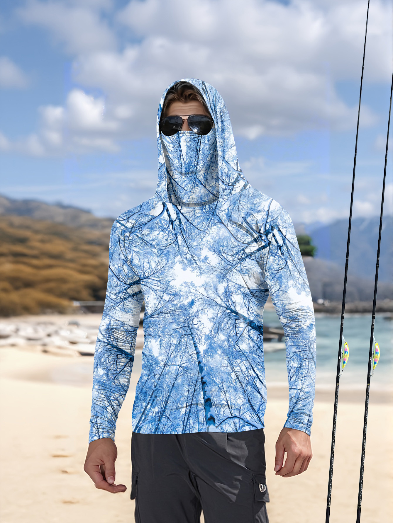Fishing hooded sweatshirt men' - Hunting Outdoors recensie en prijs