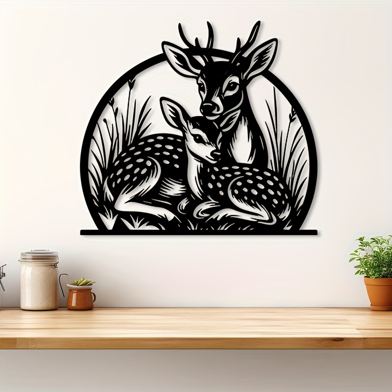 Brand Rustic Iron Deer Wall Ar - Hunting Outdoor Brand recensie en prijs