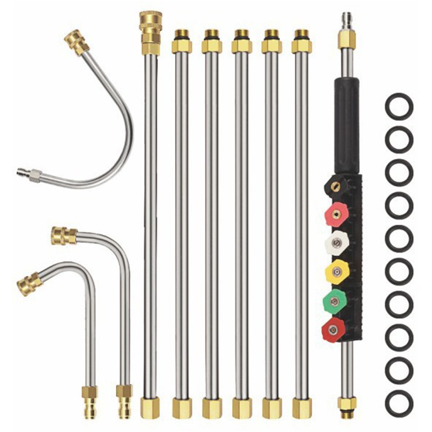 10/8pcs Pressure Washer Extens - Gun Cleaning Rod recensie en prijs