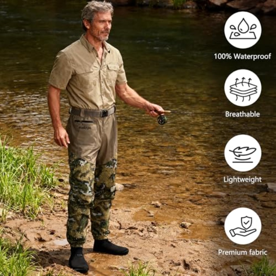Camo Outdoors Breathable Stock - Fishing Waders Breathable recensie en prijs